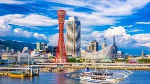 Het weer in Kōbe, Japan in maart 2019