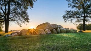 Het weer in Drenthe, Nederland in oktober 2018